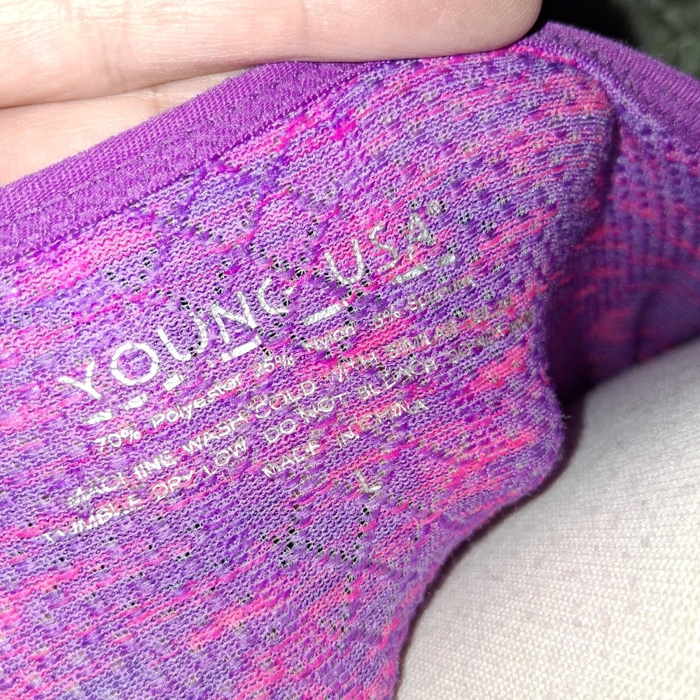 Vibrant Pink Long Sleeve V-Neck Top - Picture 6 of 6